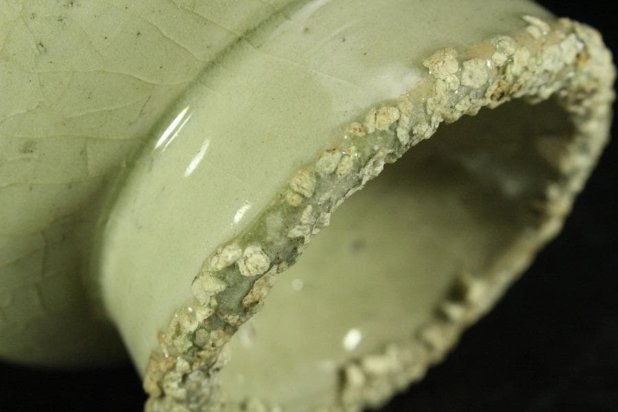 李朝 白磁 香炉(K-YC655)