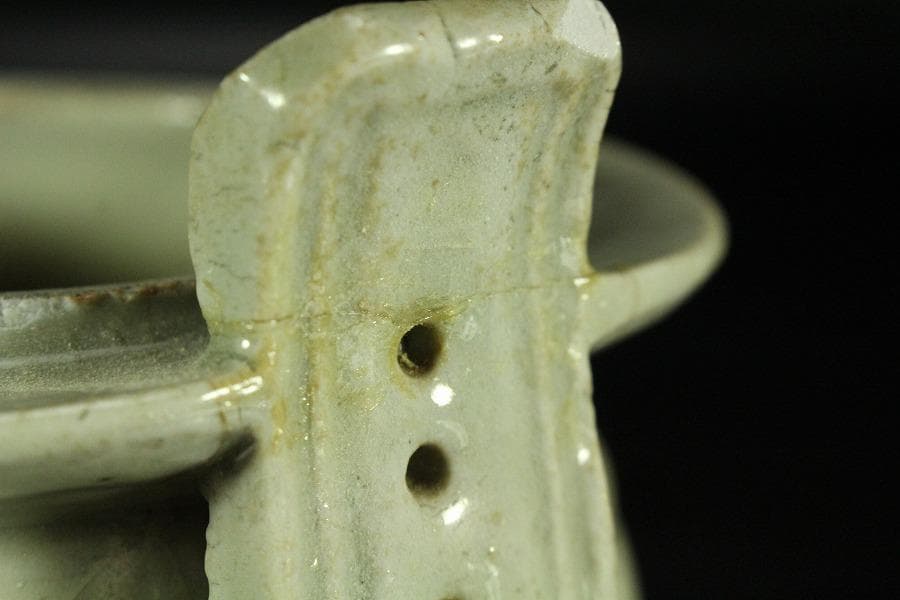 李朝 白磁 香炉(K-YC655)