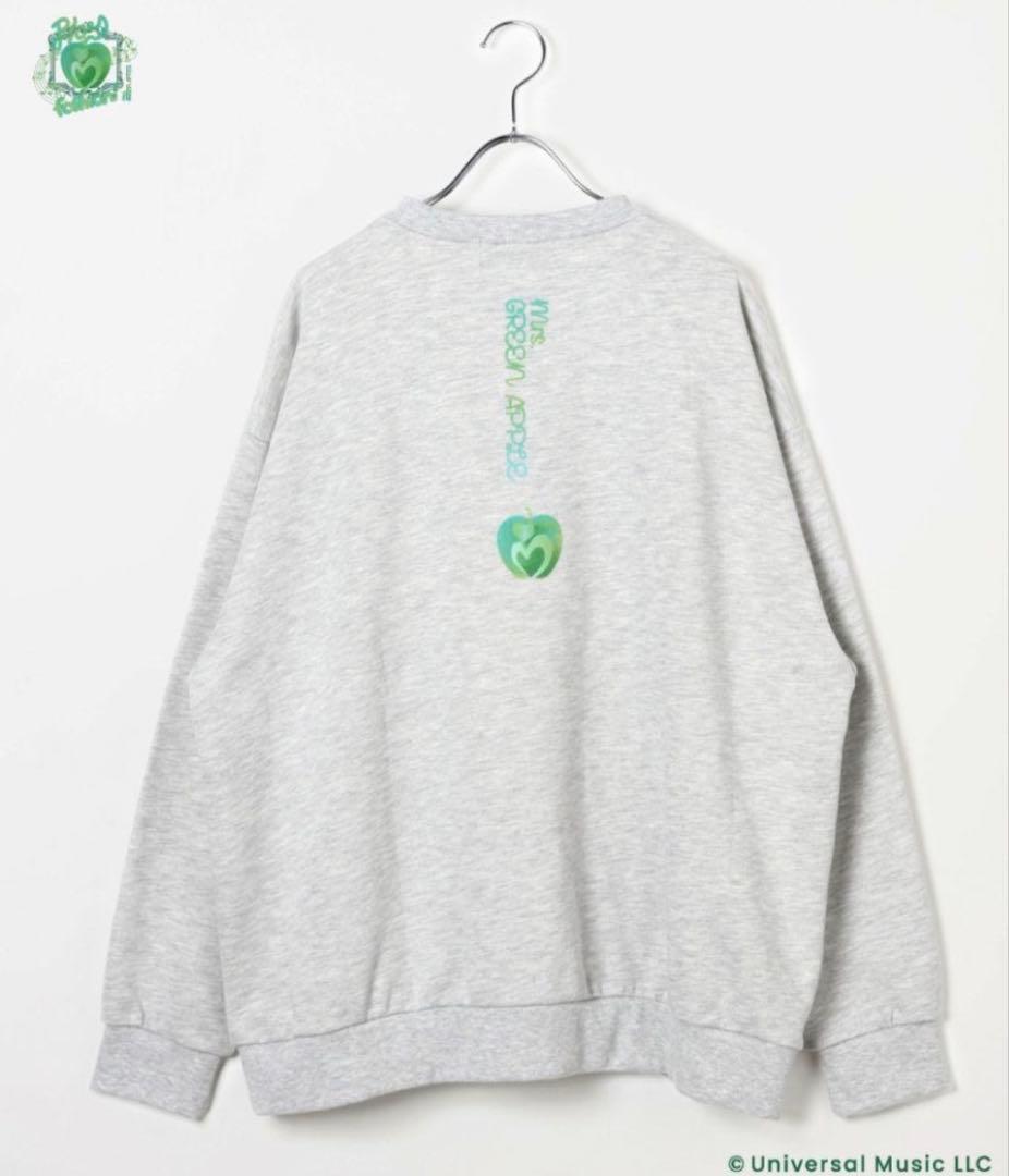 【新品】and ST　ミセスグリーンアップル　コラボ　スウェット　M　グレー