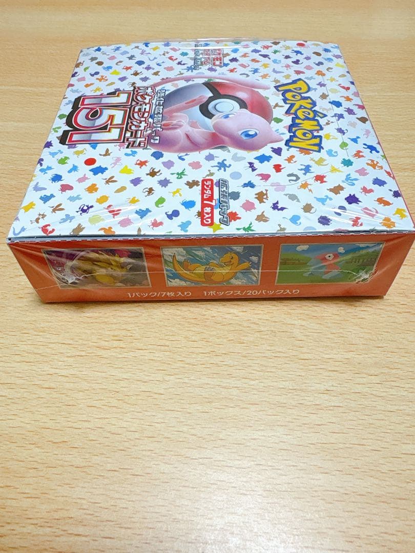 値下げ　ポケカ　ポケセン産　151 BOX シュリンク付き　ポケセン納品書付き