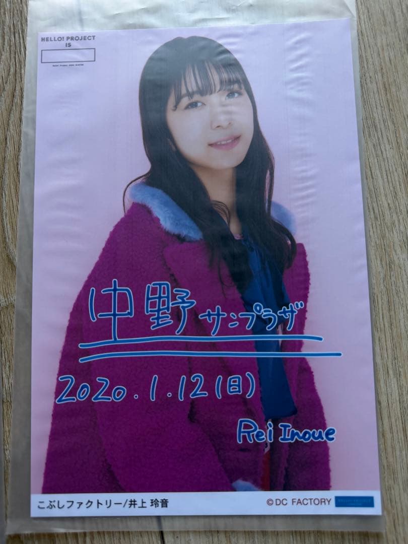 Juice=Juice 井上玲音　日付入りA5ワイド　日替わり写真　17枚セット