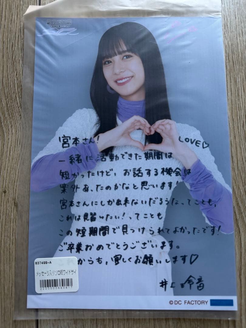 Juice=Juice 井上玲音　日付入りA5ワイド　日替わり写真　17枚セット