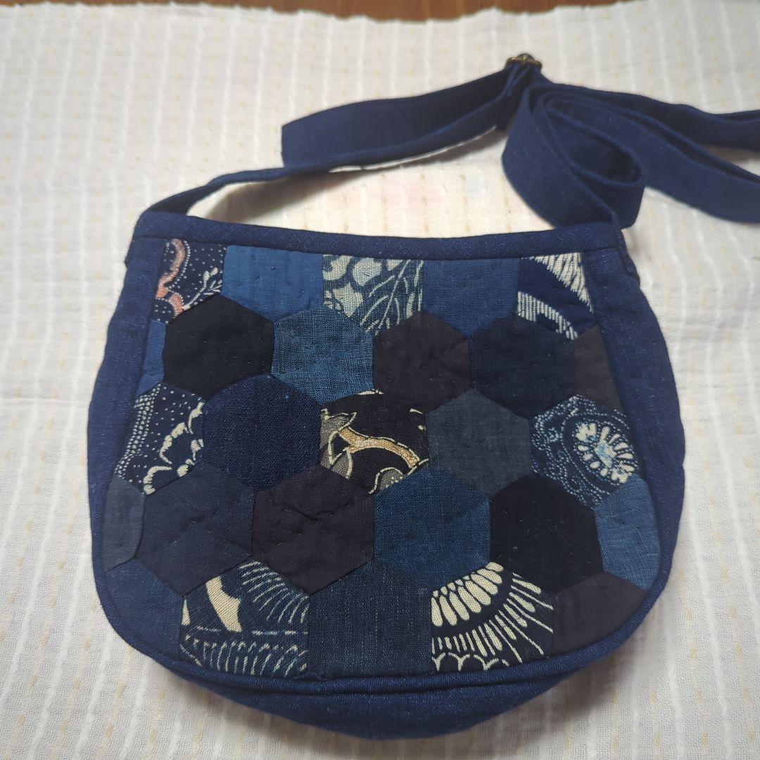 ♡古布パッチワーク♡ハンドメイド♡ショルダーバック♡おまけ付き♡