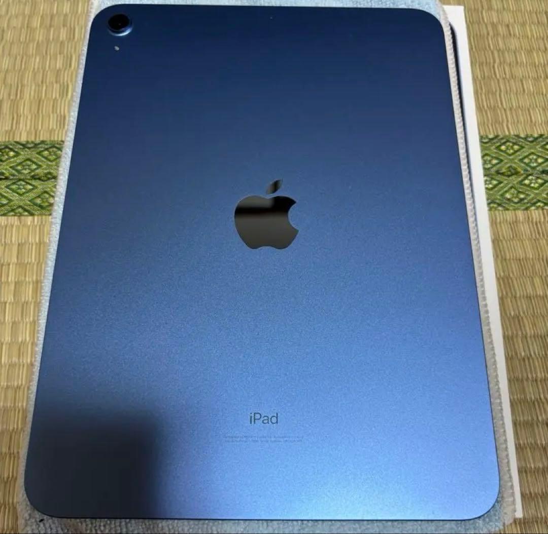 【新品同様】バッテリー100%、ケース、フィルム付iPad 第10世代