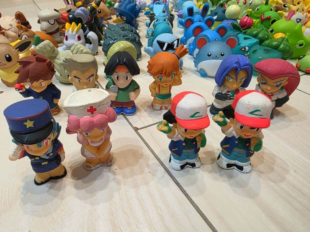 ポケモン 指人形 まとめ売り 162体 伝説 クリア複数 当時物 希少