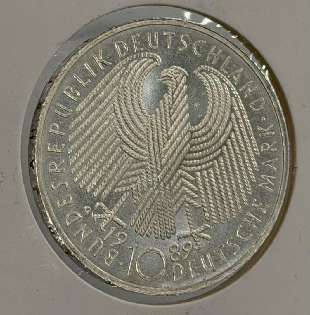 1989年ドイツ連邦共和国建国40周年10マルク記念銀貨 ハイグレード