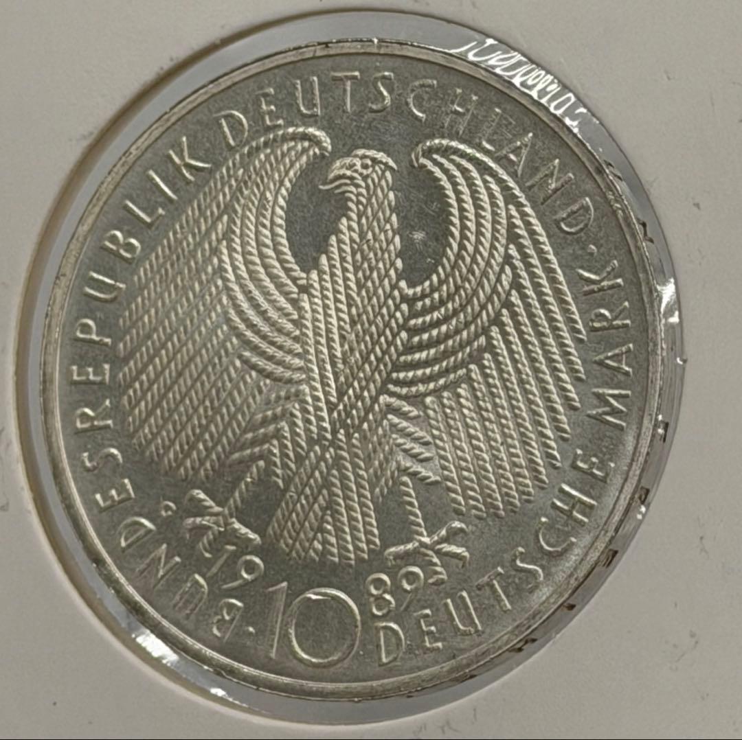 1989年ドイツ連邦共和国建国40周年10マルク記念銀貨 ハイグレード