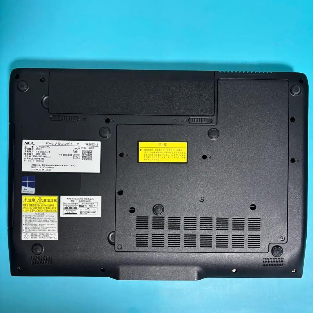 【限定SALE‼】【Office付】NECノートPCi5★メモリ8G★新品SSD