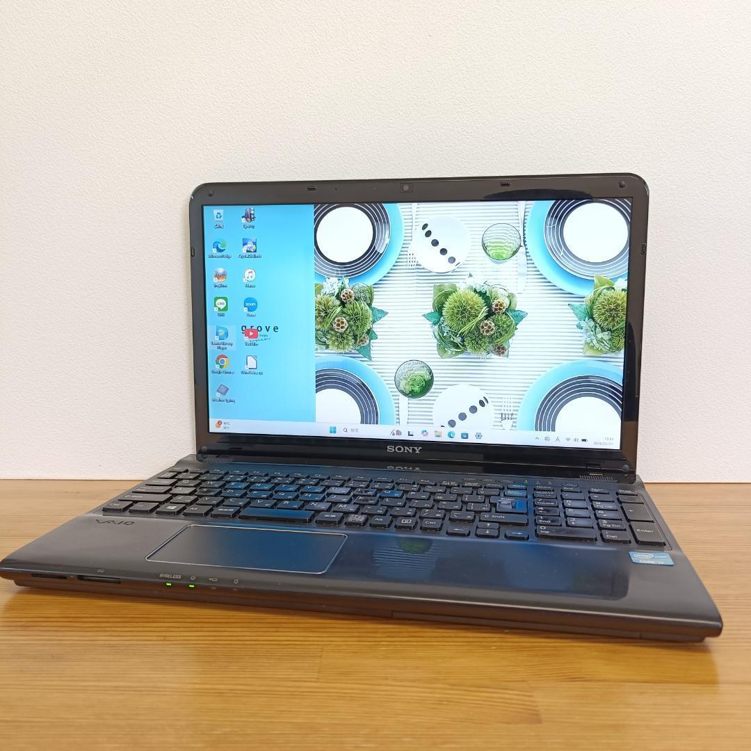 VAIO i7 ノートパソコン SSD メモリ16GB Windows11 美品