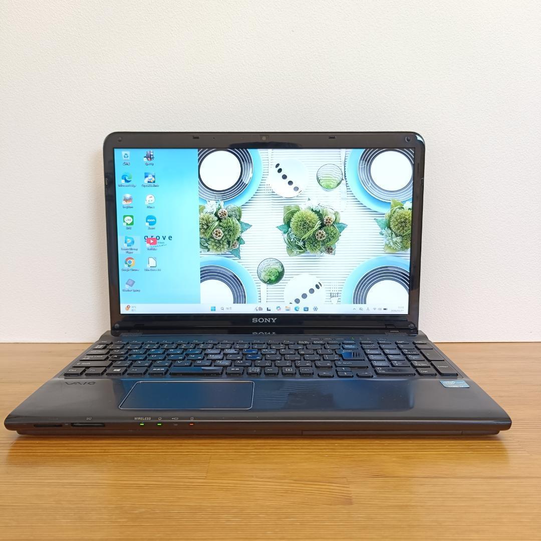 VAIO i7 ノートパソコン SSD メモリ16GB Windows11 美品