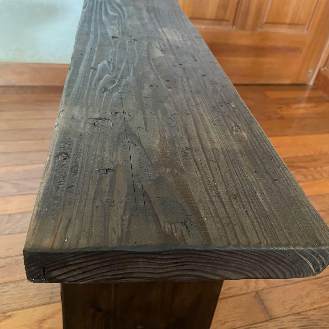 アンティーク調(^^)古材 80cm ベンチ ロング