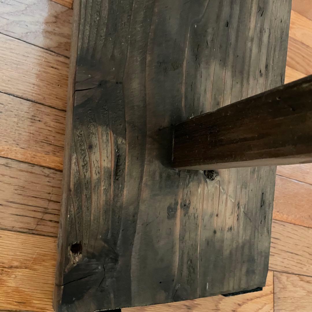 アンティーク調(^^)古材 80cm ベンチ ロング