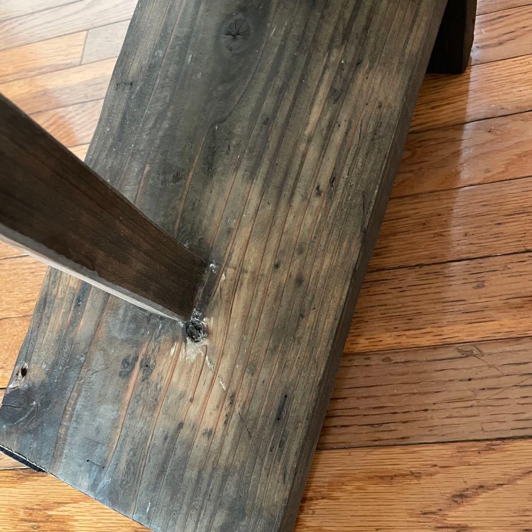 アンティーク調(^^)古材 80cm ベンチ ロング