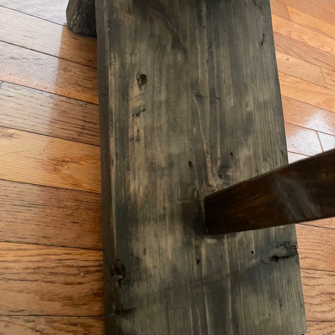 アンティーク調(^^)古材 80cm ベンチ ロング