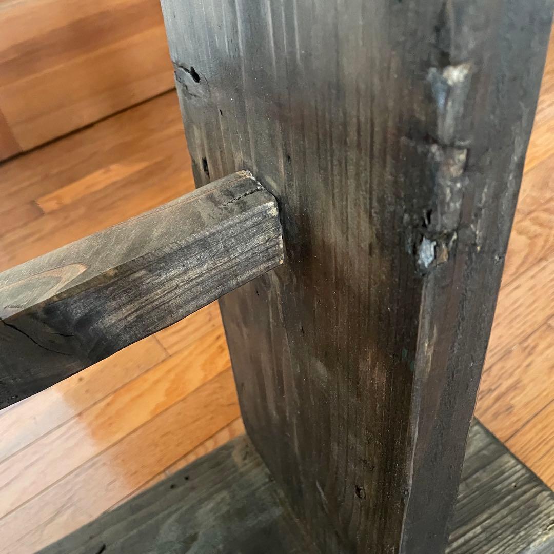 アンティーク調(^^)古材 80cm ベンチ ロング