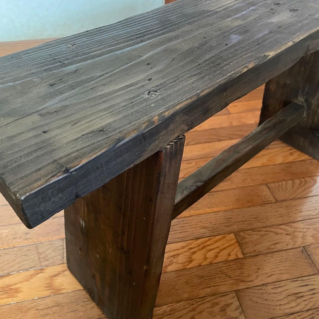 アンティーク調(^^)古材 80cm ベンチ ロング