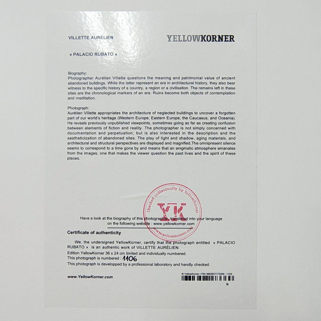 【Aurélien Villette】写真作品　額装　廃墟　フランス