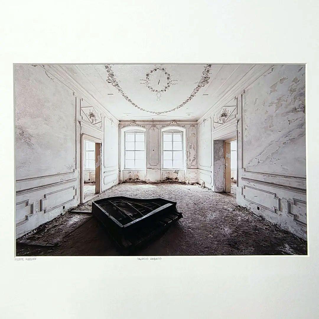 【Aurélien Villette】写真作品　額装　廃墟　フランス