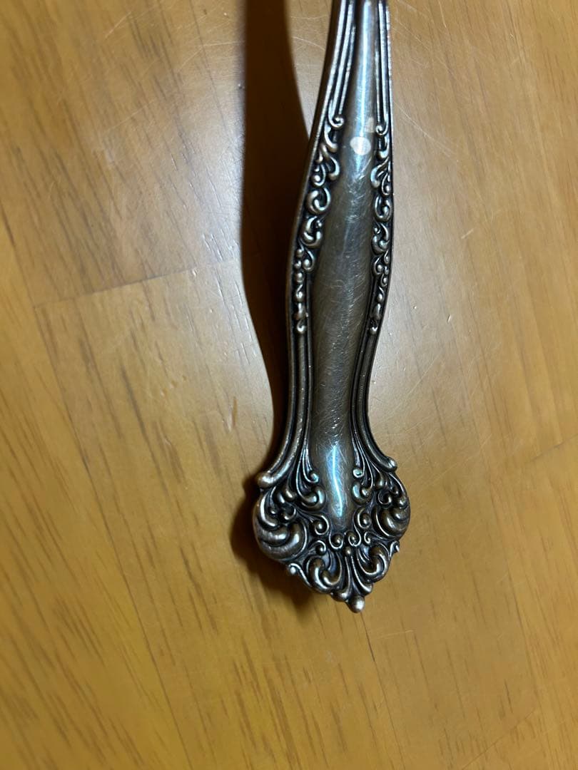 銀メッキ　オタマ　大きなスプーン