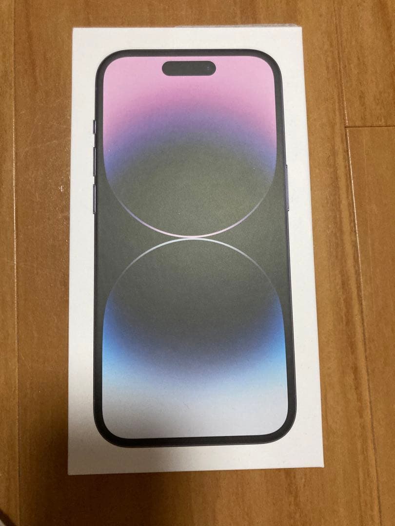美品　Apple iPhone 14 Pro ディープパープル 本体箱付き128