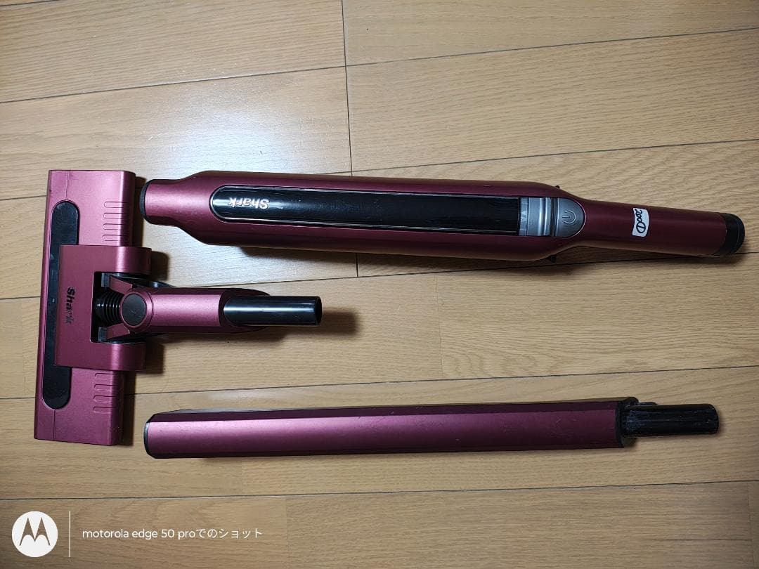 シャーク★コードレスクリーナー★CS200JRD★バッテリー新品と同等★1
