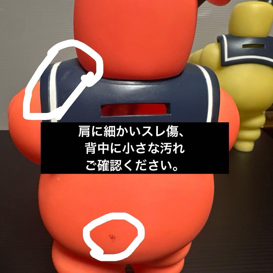 ゴーストバスターズマシュマロマンソフビ貯金箱2怒りの赤ver ノーマル蓄光ver