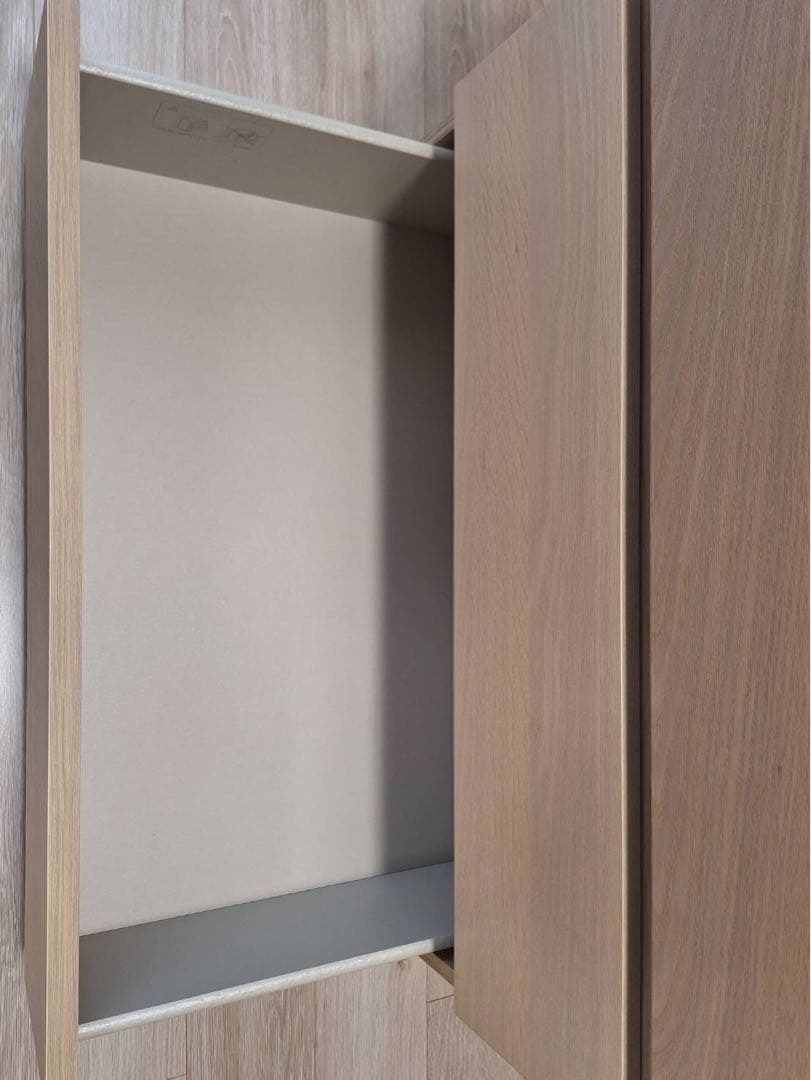 IKEA MALM 3段チェスト　ホワイトステインオーク　1/3