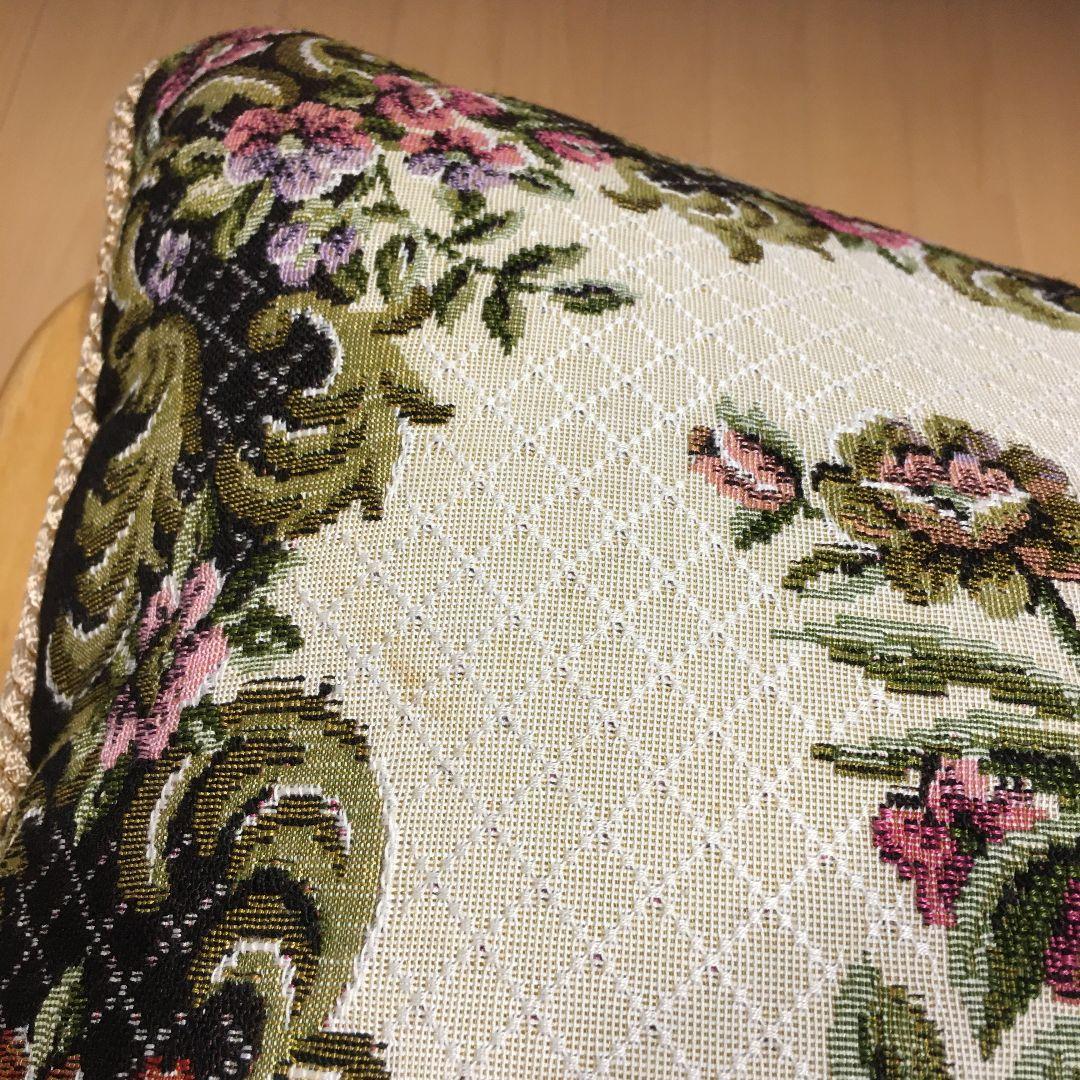 東洋羽毛　ゴブラン織りクッション　 5個セット