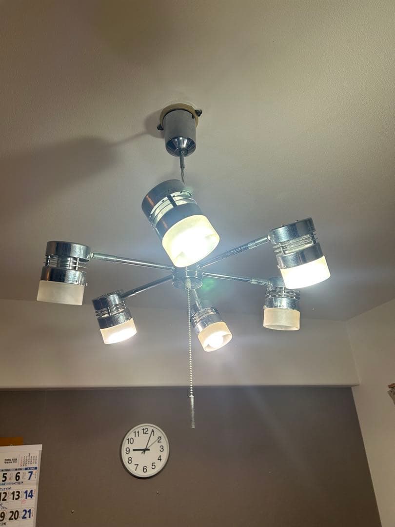 モダン シーリングライト シルバー