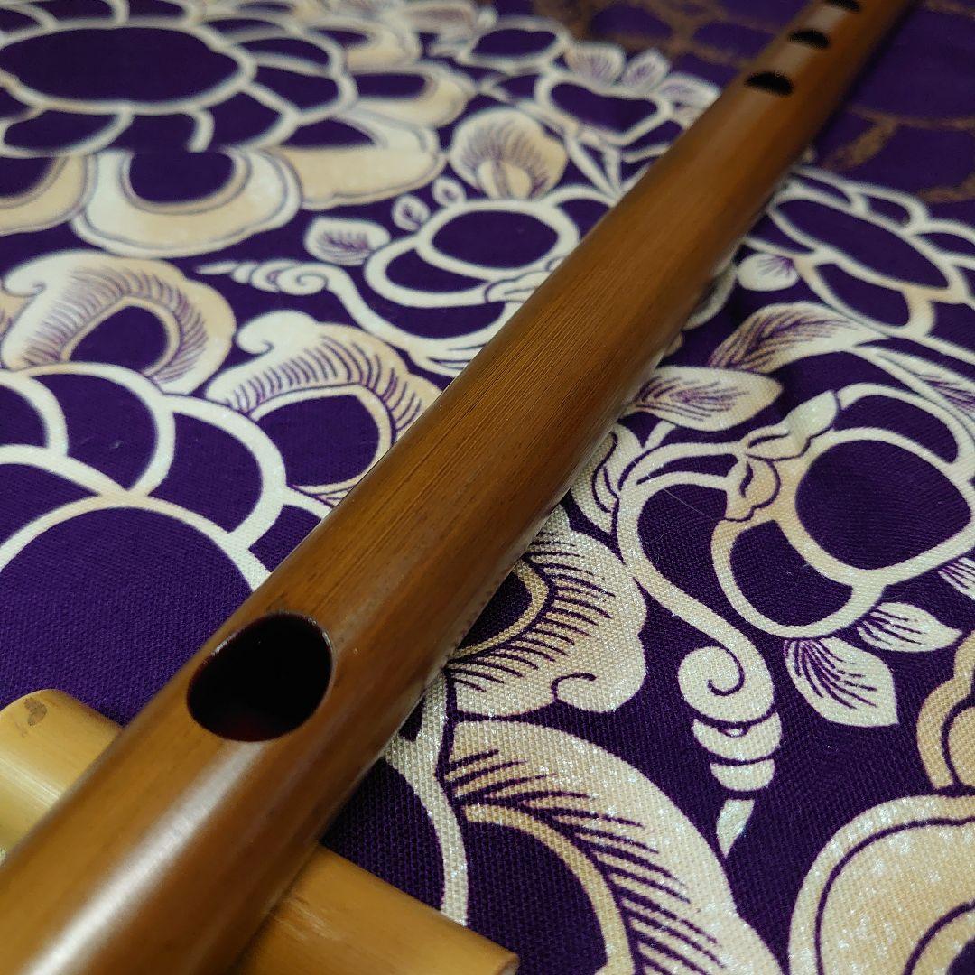 篠笛 五本調子 古典調　燻煙