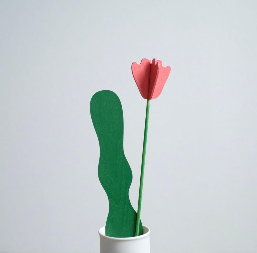 BLOOM 木製お花のインテリア　4点まとめ売り