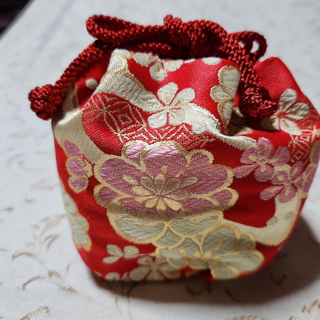 #699 ( 未使用品) 七五三  お正月  草履と巾着  18cm