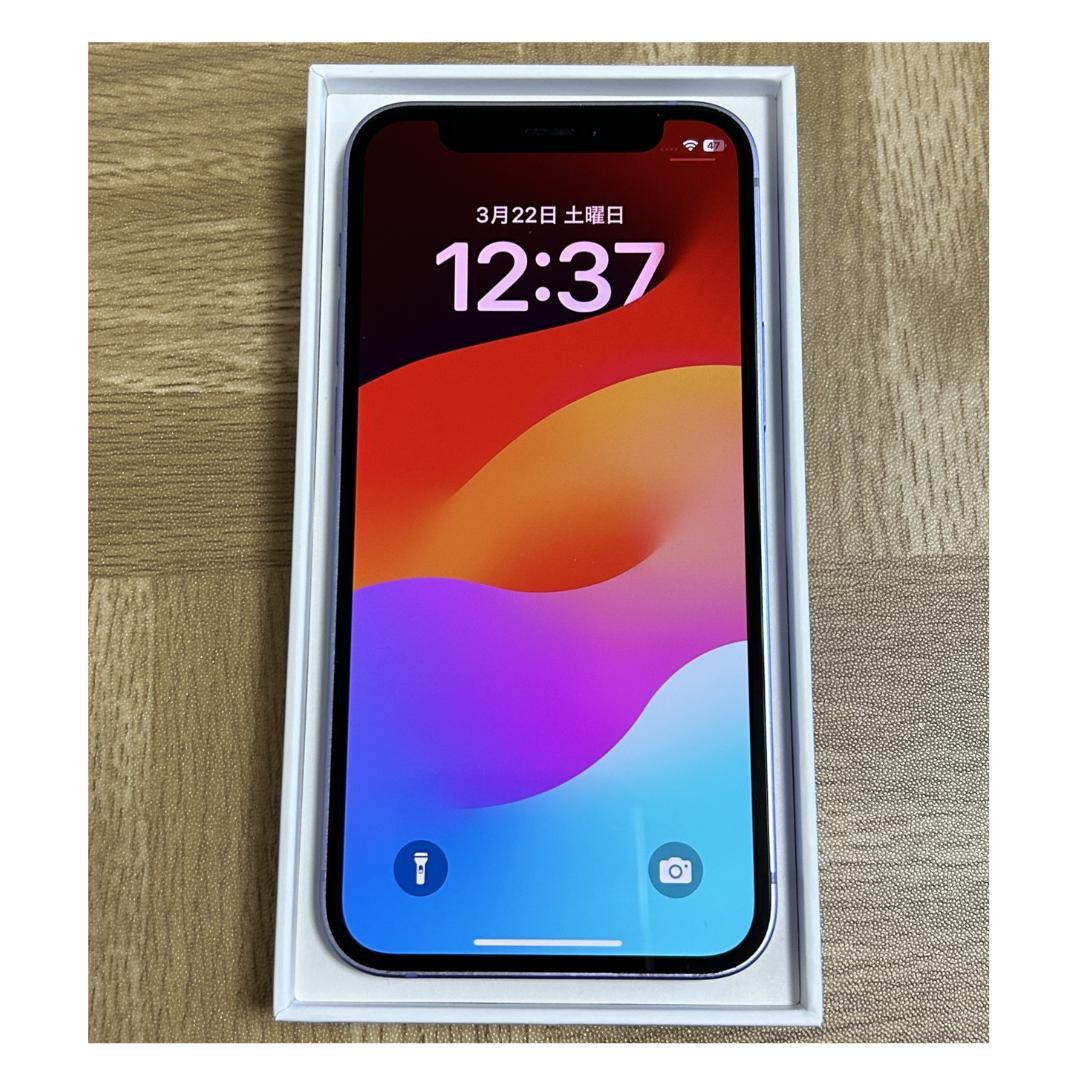 iPhone12 mini 128GB パープル&グリーン