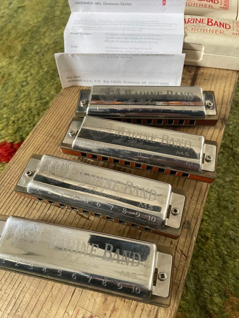 HOHNER MARINE BAND　ハーモニカ　ブルースハープ C-E-F-A