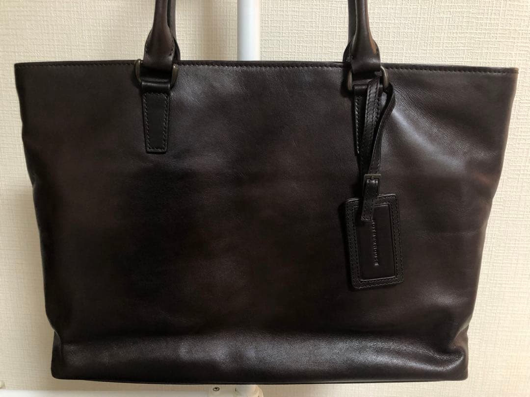 マザーハウス アンティークスリム トート アンティークブラウン