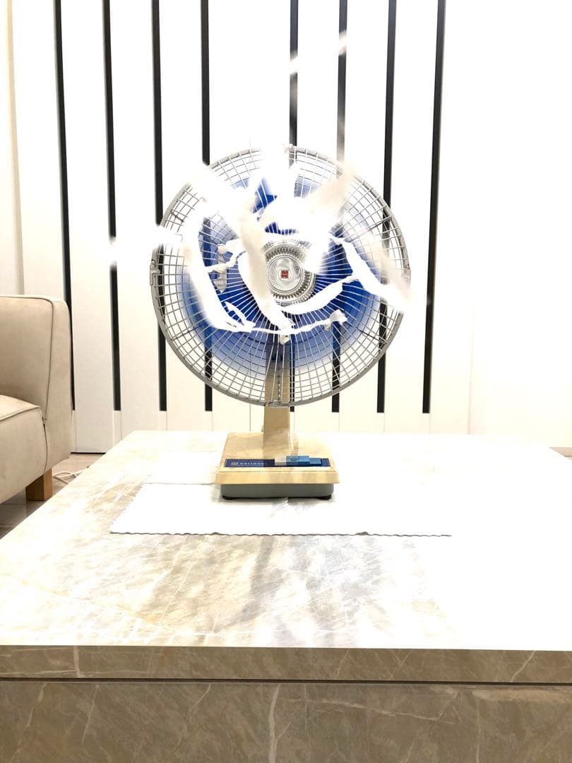 【松下電器産業正規品】 卓上扇風機 超美品 レトロ1970年産 ナショナル扇風機