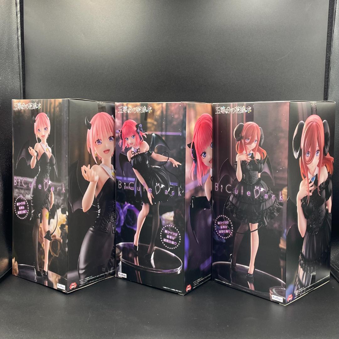 ☆五等分の花嫁＊　BiCute Dark Figure　５点セット