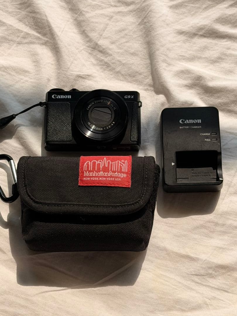 Canon G9X 本体 充電器 ケース付き　【動作確認済み】