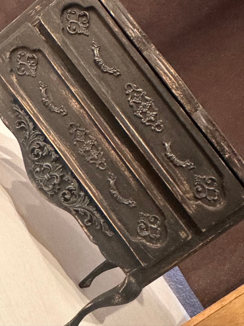 作家さま　1/6 ミニチュア猫脚チェスト◆ブラック