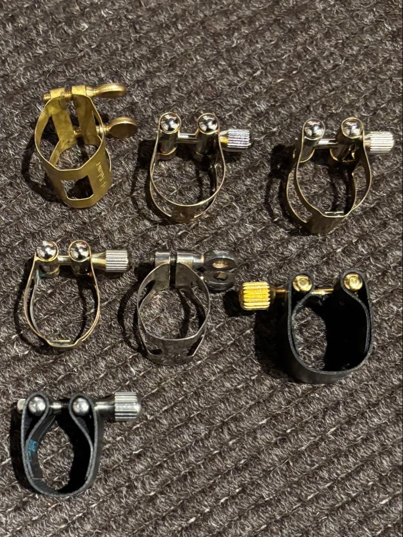テナー メタル用リガチャ 7個セット オットーリンク ottolink