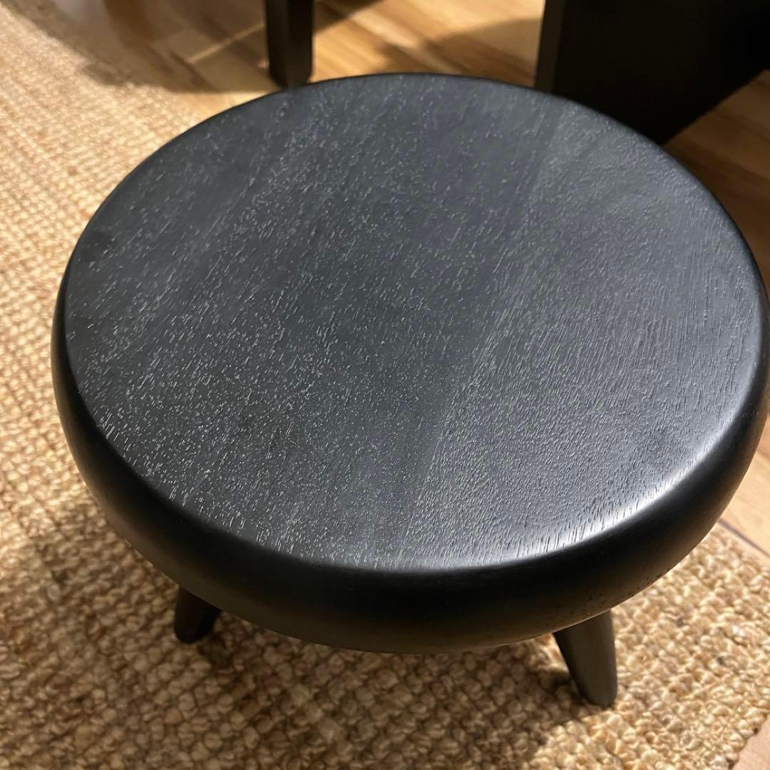 ベルジェ　スツール　カッシーナ　ブラック　シャルロット　ペリアン