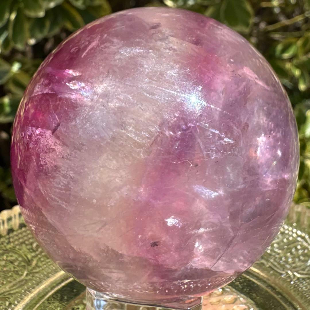 ♡PurpleFluoriteSphere6cm♡パープルフローライトスフィア