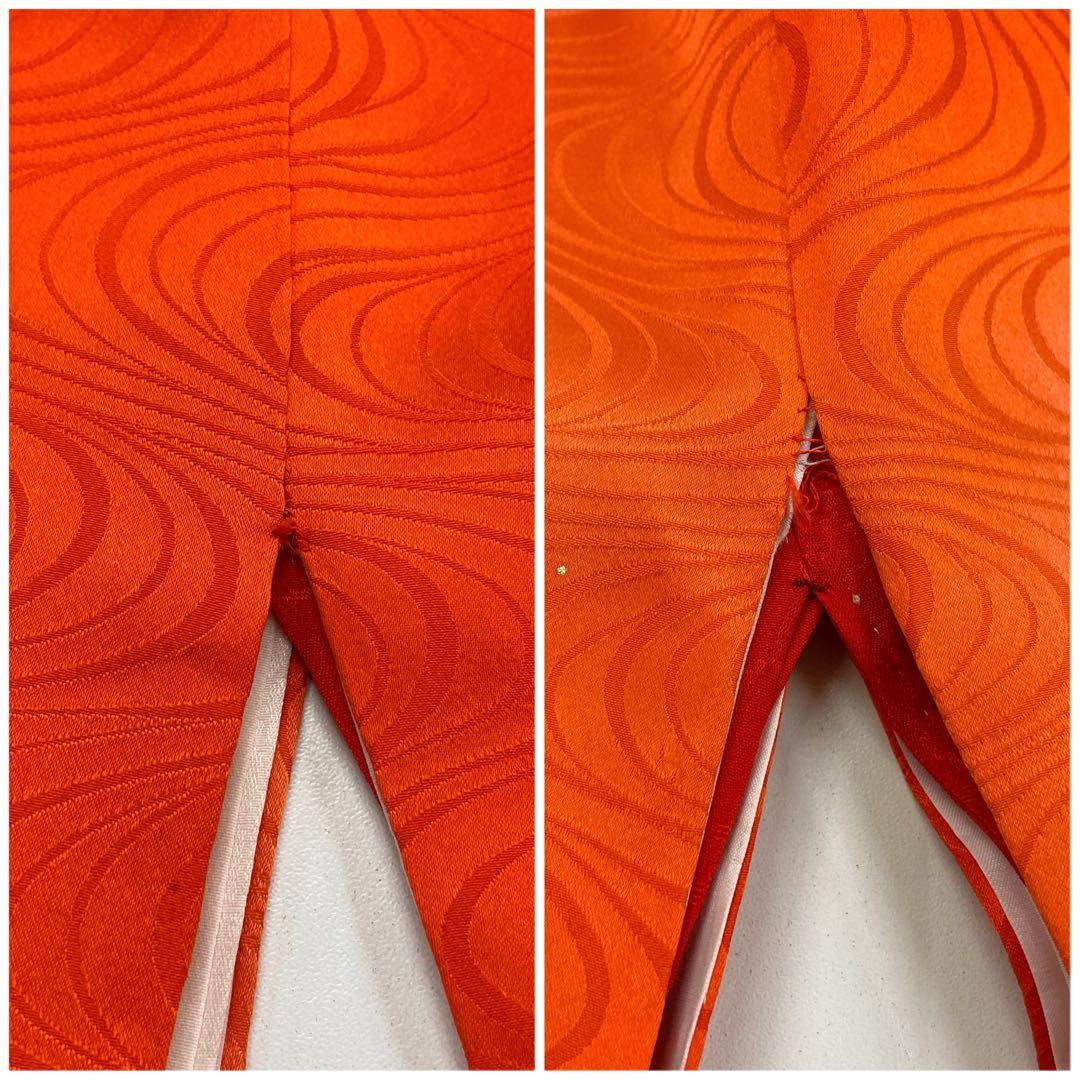 ◎mk-1007　七五三　女の子　着物・襦袢セット　7歳　金駒刺繍　　2-16