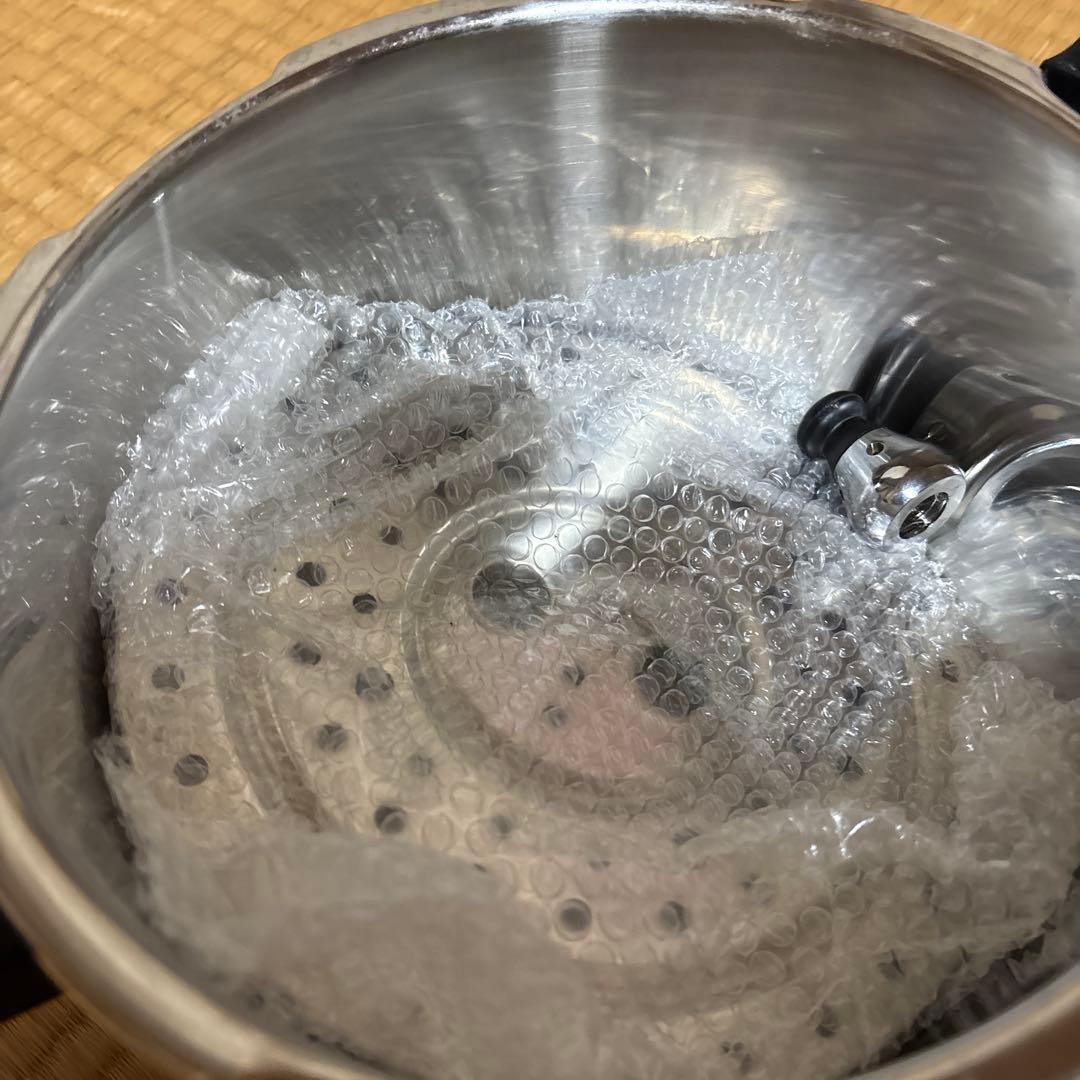 ARTIANO 圧力鍋 3.5L ステンレス鋼 パイレックス　蓋付き耐熱容器