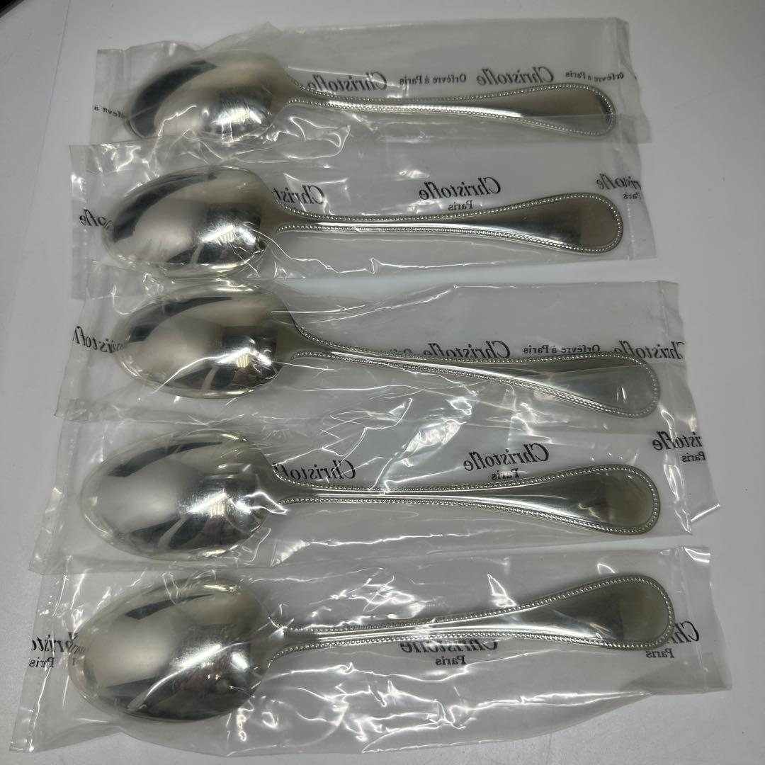 クリストフル　未使用品カトラリー18客　ボックス付　東さ7-0421☆2F