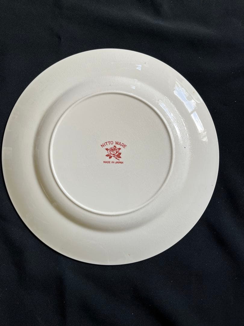 【古物】 NITTO WARE 23cm皿 7枚 管理A3350