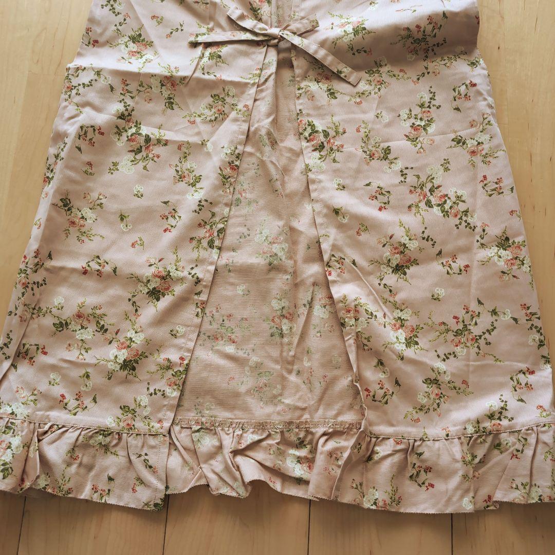 ピンクハウス　エプロン　ピンク