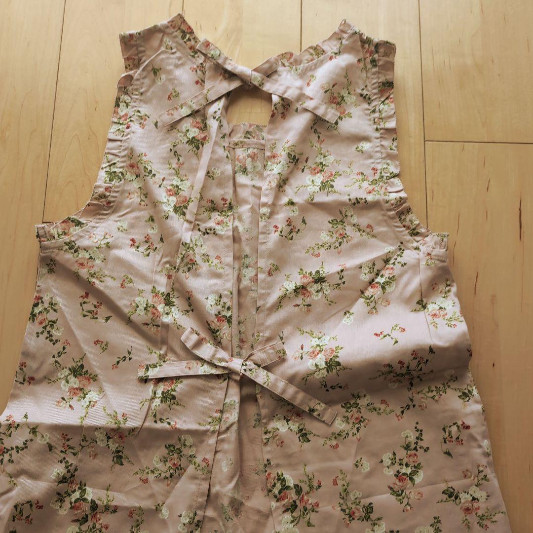 ピンクハウス　エプロン　ピンク