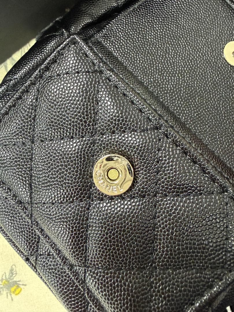 キルティングバックパック ブラック