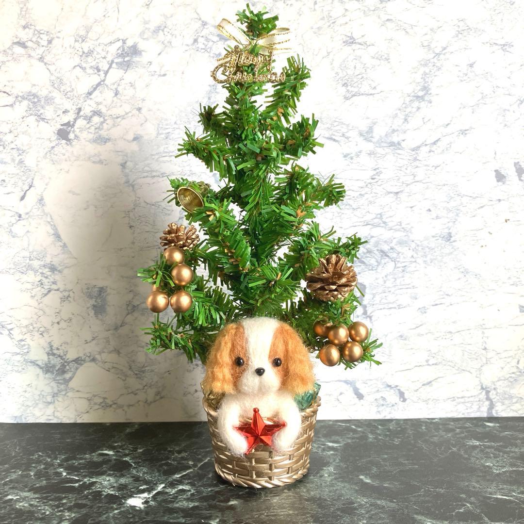 羊毛フェルト 犬 キャバリア フレブル 鏡餅 ツリー カレンダー 専用